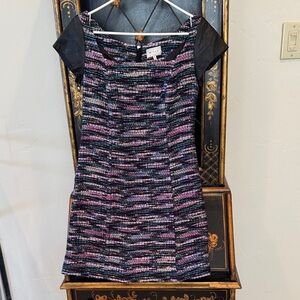 Milly Multicolor Striped Mini Dress